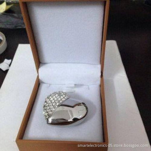 Jewelry Heart USB Flash Drive, 64MB to 128GB Flash Memory Capacity
